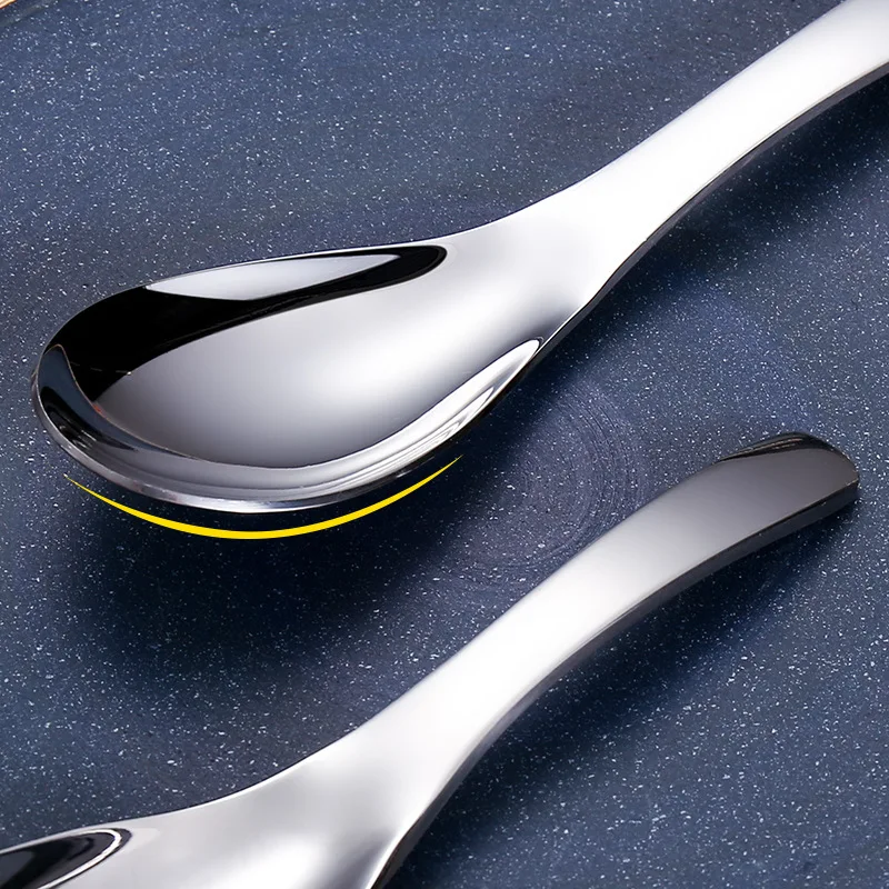 1 шт. детская металлическая ложка для мороженого 3 размера|soup spoon|stainless steel spoondessert