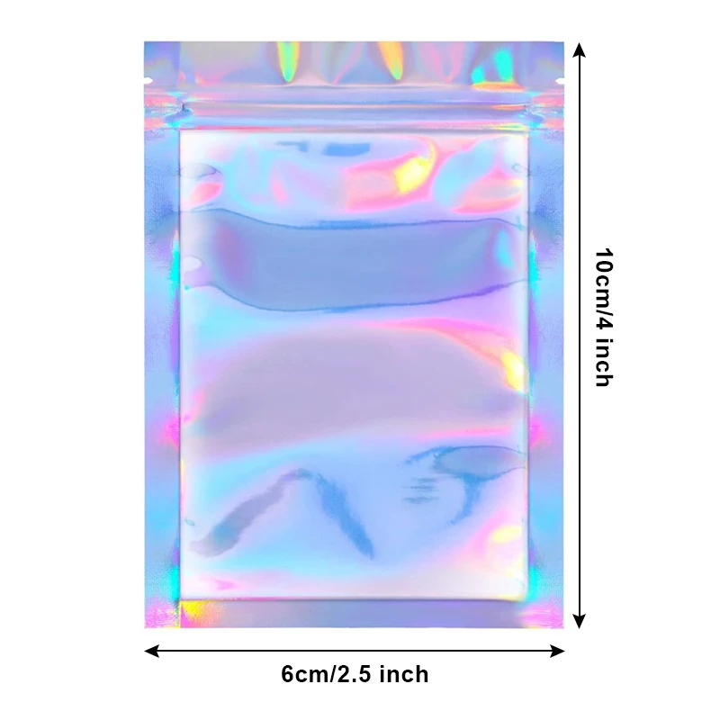 50 шт. ресниц сумки для хранения Чехол голографический лазер прозрачный замка