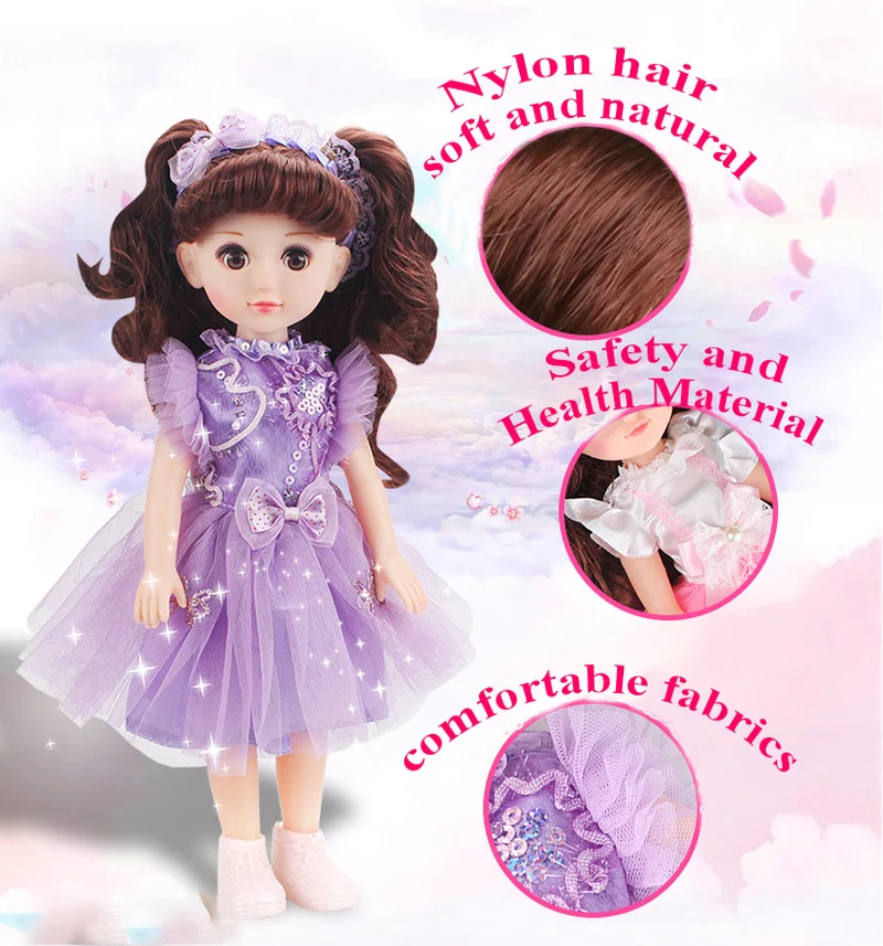 43 см милая кукла говорящая умная нарядная девочка принцесса свадебное платье