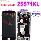 Оригинальный ЖК-дисплей 5,7 дюйма для ASUS Zenfone AR ZS571KL, ЖК-дисплей с сенсорным экраном и дигитайзером в сборе с рамкой для ASUS ZS571KL LCD