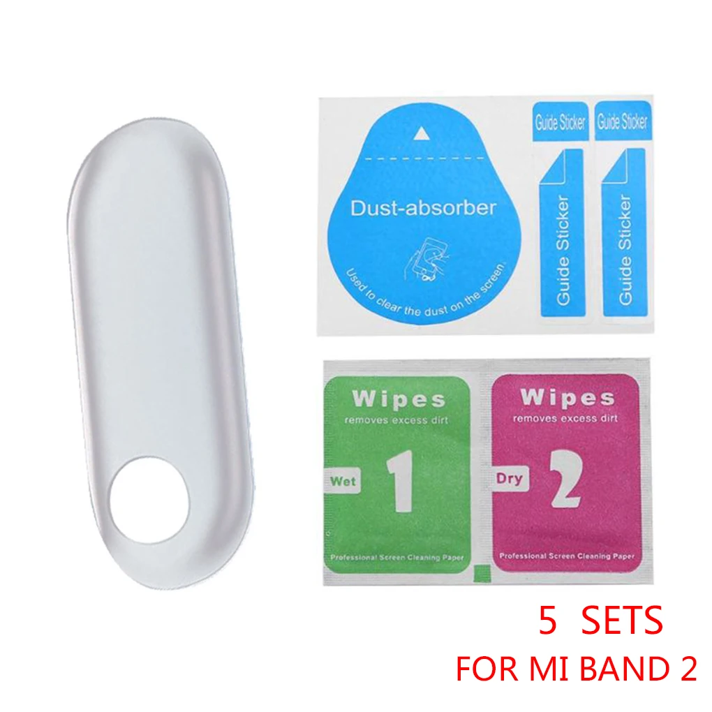1/5/10 шт Экран Защитная пленка для Xiaomi Mi Band 2/3/4 смарт-браслет полностью закрывающая Защитная Плёнки не калёное Стекло