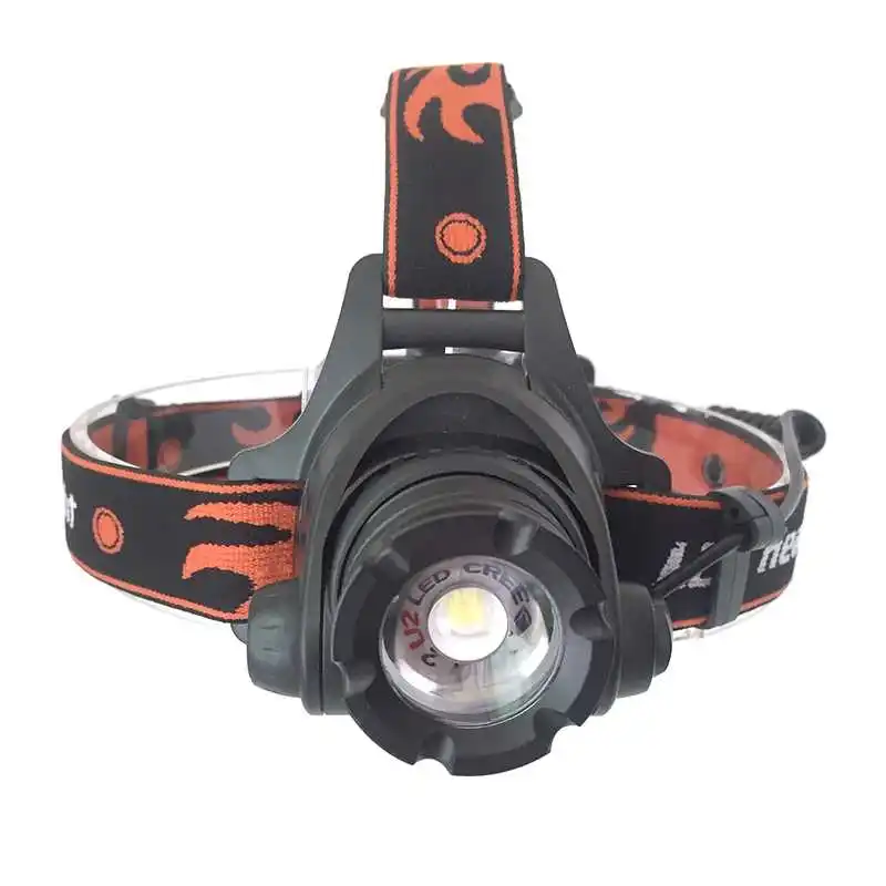 Ультра яркий 5000 люменов светодиодный налобный фонарь XM L2 U2 водонепроницаемый