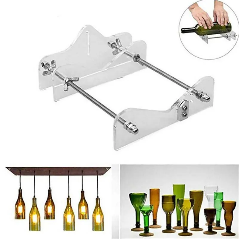 

Wine Bottle Cutter Professional Wine Bottle Cutting DIY Glass Cutting Tool Square Round Champagne Bottle Cutting General Tool