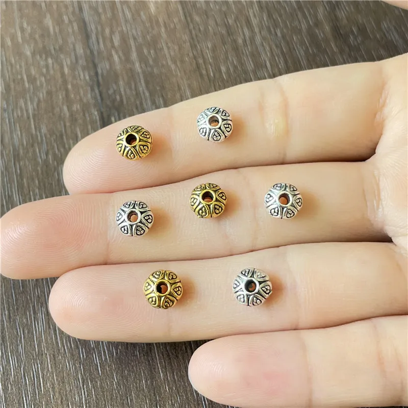 

Сплющенные бусины для изготовления ювелирных изделий, 7 мм