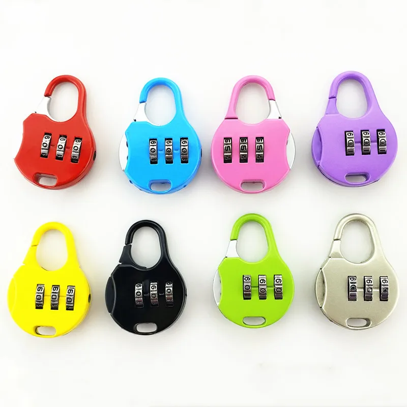 Сплав Мини Замок Открытый Дорожный Багаж молния рюкзак сумка безопасный