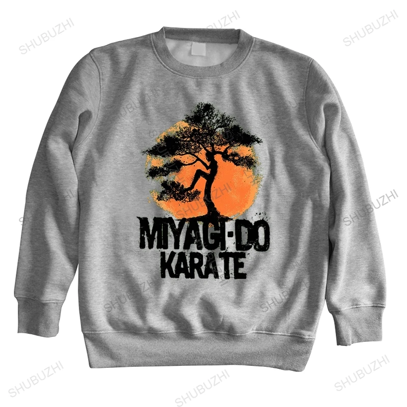 

Мужская Осенняя толстовка, черная хлопковая толстовка с капюшоном, уличная одежда, Детская толстовка «Мияги-до карате», «Мияги до каратэ», м...