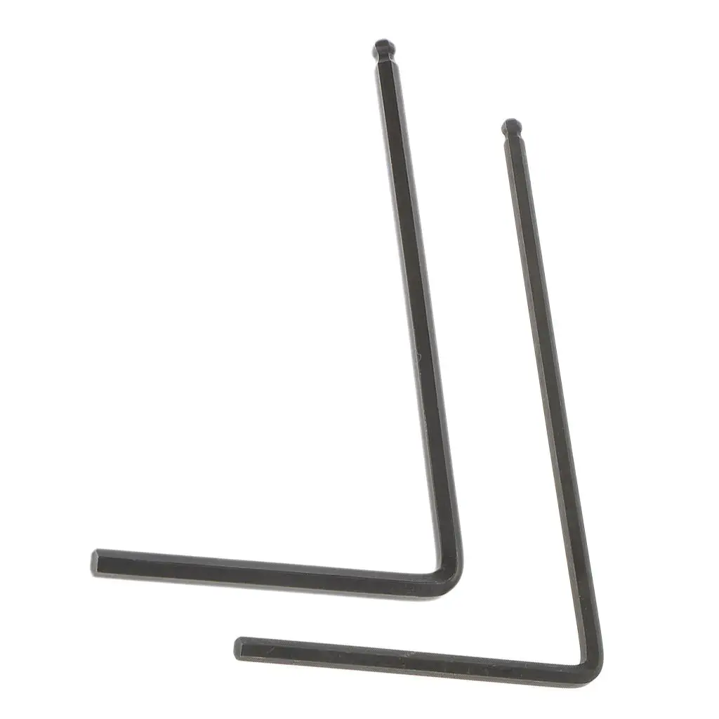 2 Pieces 12.4x7.4cm L-shape Rod Allen Wrench Guitar Adjustment Tool for | Спорт и развлечения