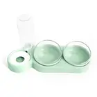 Новые товары для домашних животных кошка питьевой фонтан кормушка для домашних животных диспенсер с тремя чаши Еда воды фидерный контейнер Comedero Para Gatos