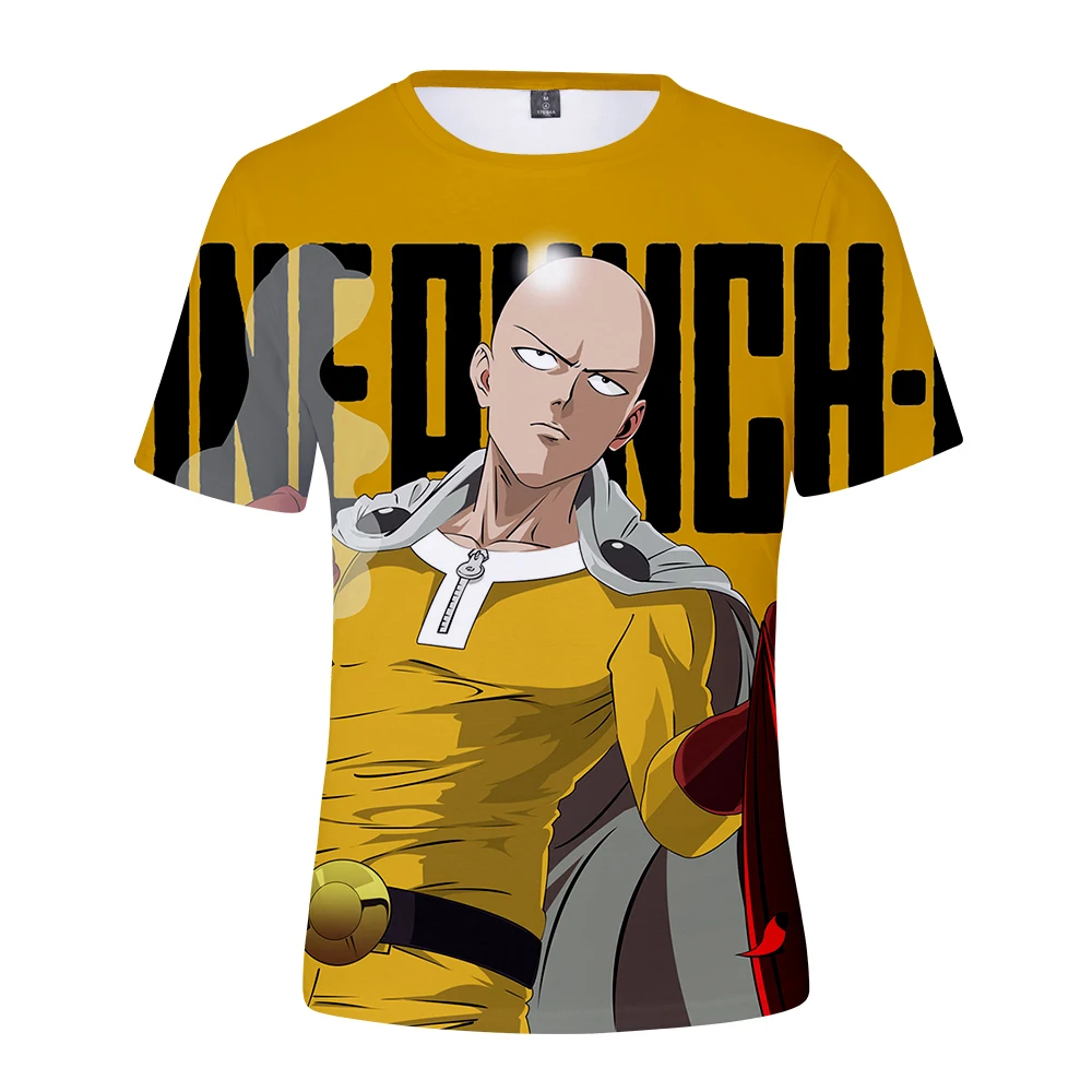 

Hot Sale ONE PUNCH-MAN 3D Printed T Shirt Unisex Hip Hop Cartoon Harajuku Streetwear Popular Fashion Funny T-shirts