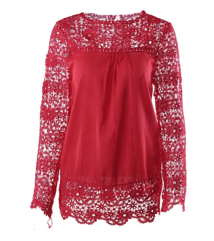 Блузка женская летняя с длинным рукавом и О образным вырезом|shirt top|blouse shirtlong-sleeved