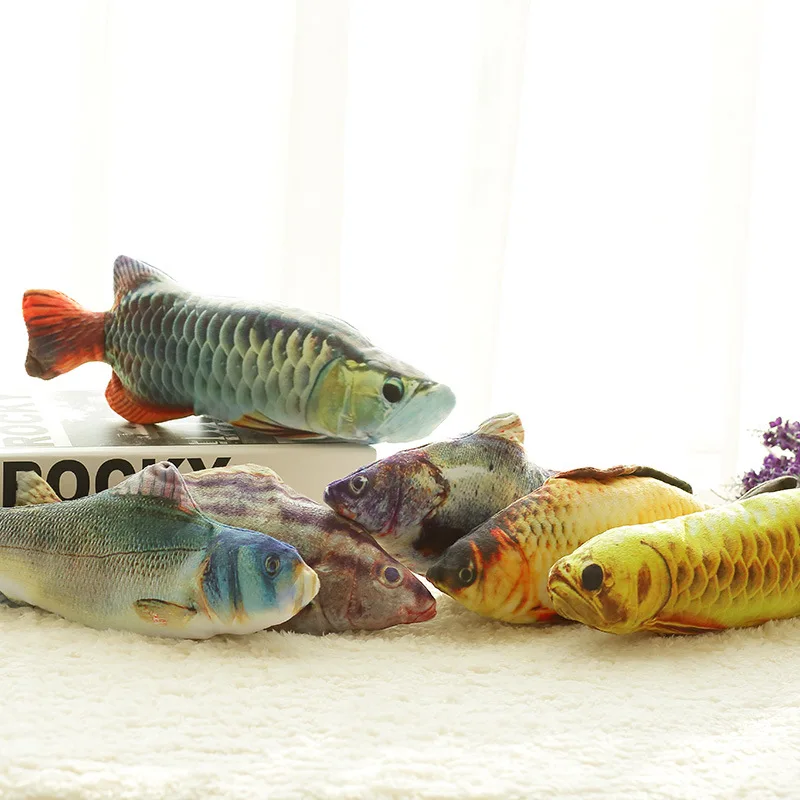 Забавная Новая электрическая рыба имитация игрушки кошка прыгающая качающийся