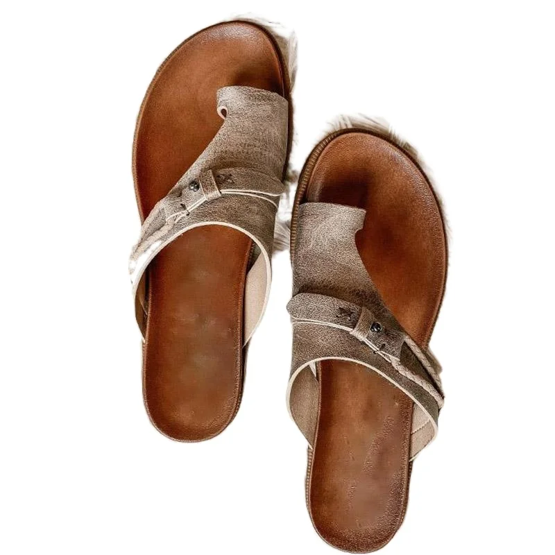 

2021 Summer Slipper Women Retro Flip-Flops Slippers Flat Casual Non-Slip Ladies Slides Beach Sandals Females Comfy women Shoes