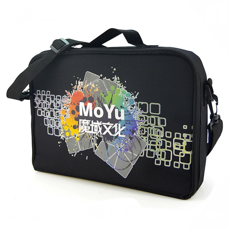 

Moyu Cube Bag 36*25*7.5cm Size Black Shoulder Bags For Magic Puzzle Cube 2x2 3x3 4x4 5x5 6x6 7x7 8x8 9x9 10x10 ALL Layer Toys