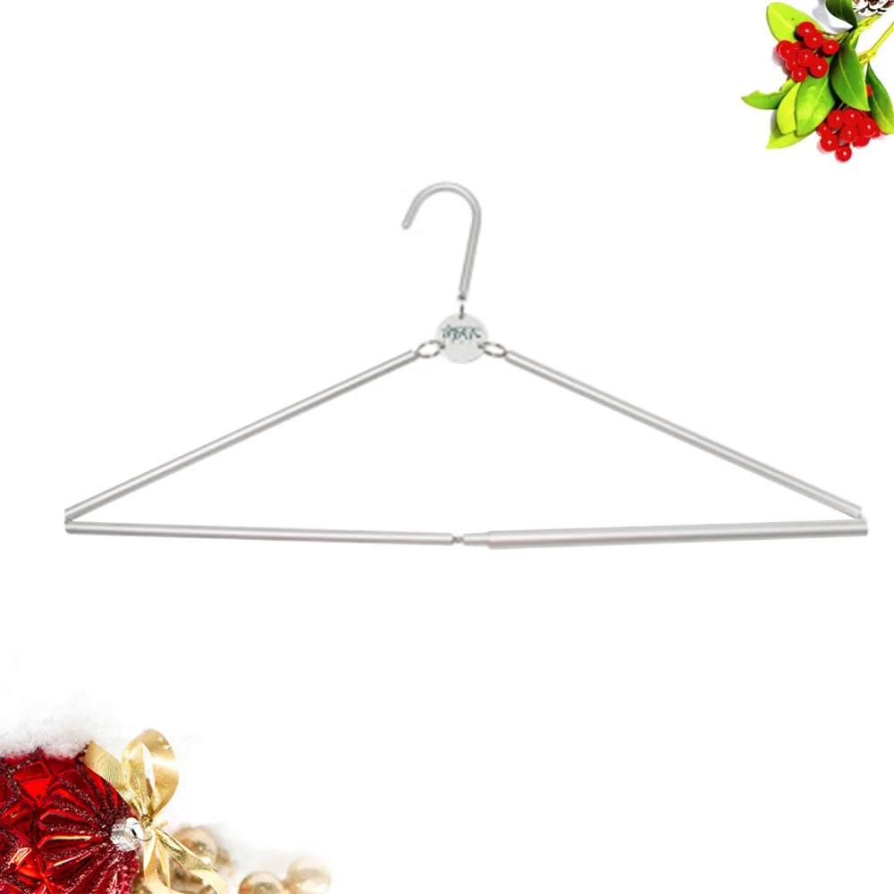 

Portable Foldable Hanger Aluminum Alloy Clothes Rack for Travel Household