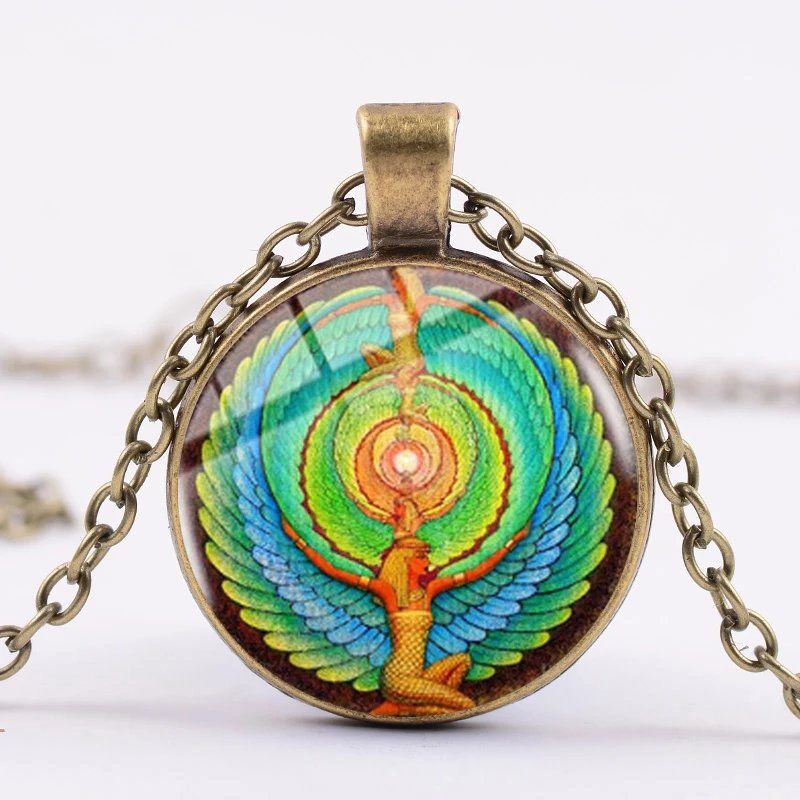 Коллекция 2019 года модные египетские Scarab ожерелье талисман древний египетский