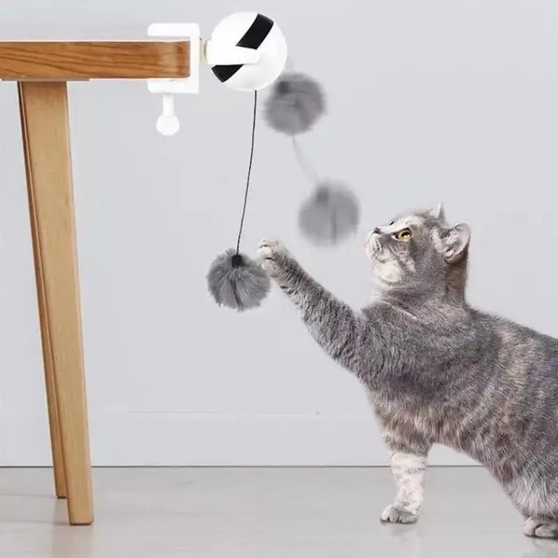 

Electric Lifting Cat Toy Automatic Lifting Ball Teaser Cat Ball Toy Interactive Puzzle Kitten Toys Smart Pet Toys