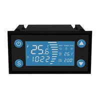 110 220v smart temperature controller w timer for incubator aquarium thermostat