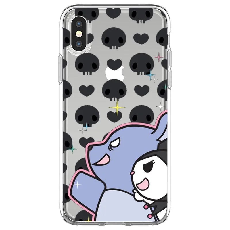 Melody koomi милый мягкий силиконовый чехол из ТПУ для iPhone 5 SE 6s 7 8 Plus X XR XS Max 11 11Pro Fundas Coque |