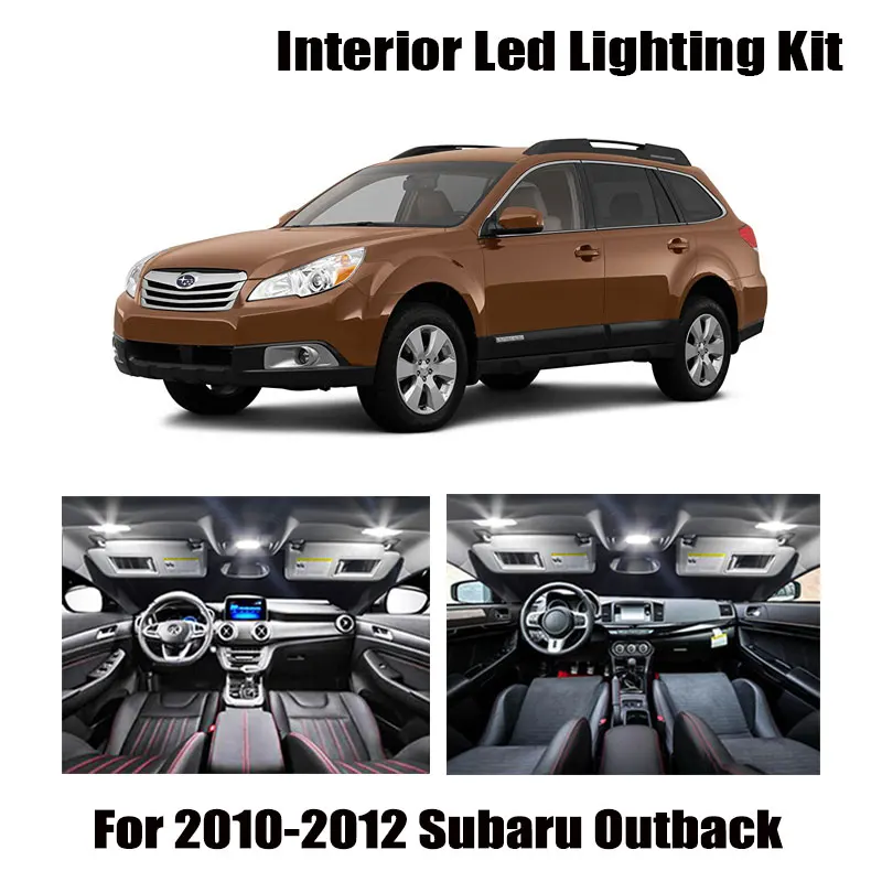 Белые светодиодный светодиодные лампы 10 шт. для салона карты багажника