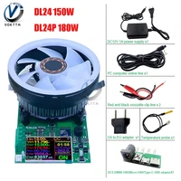 dl24 dl24p 2 4 inch dc usb tester electronic load battery tester 150w 180w discharge charge power meter supply detector meter