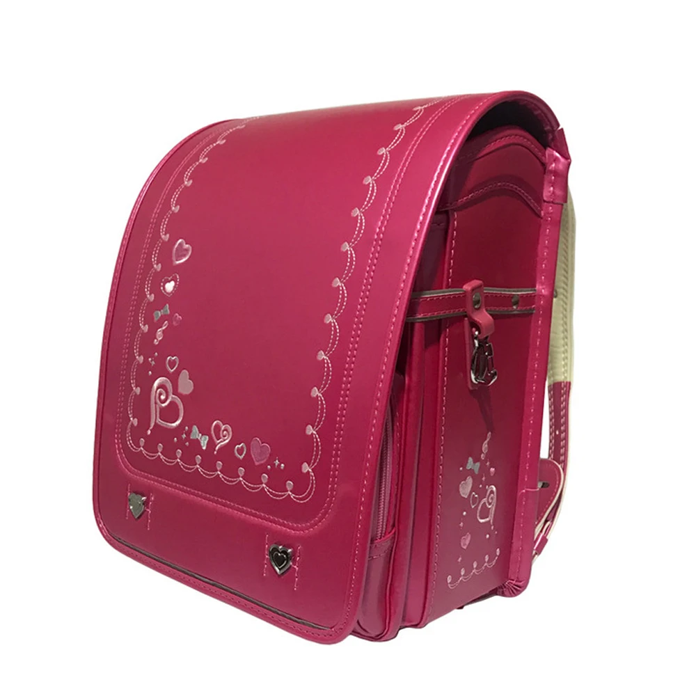Школьный рюкзак для девочек, Детский рюкзак с вышивкой и цветами, сумка для книг в японском стиле, детская ортопедическая школьная сумка