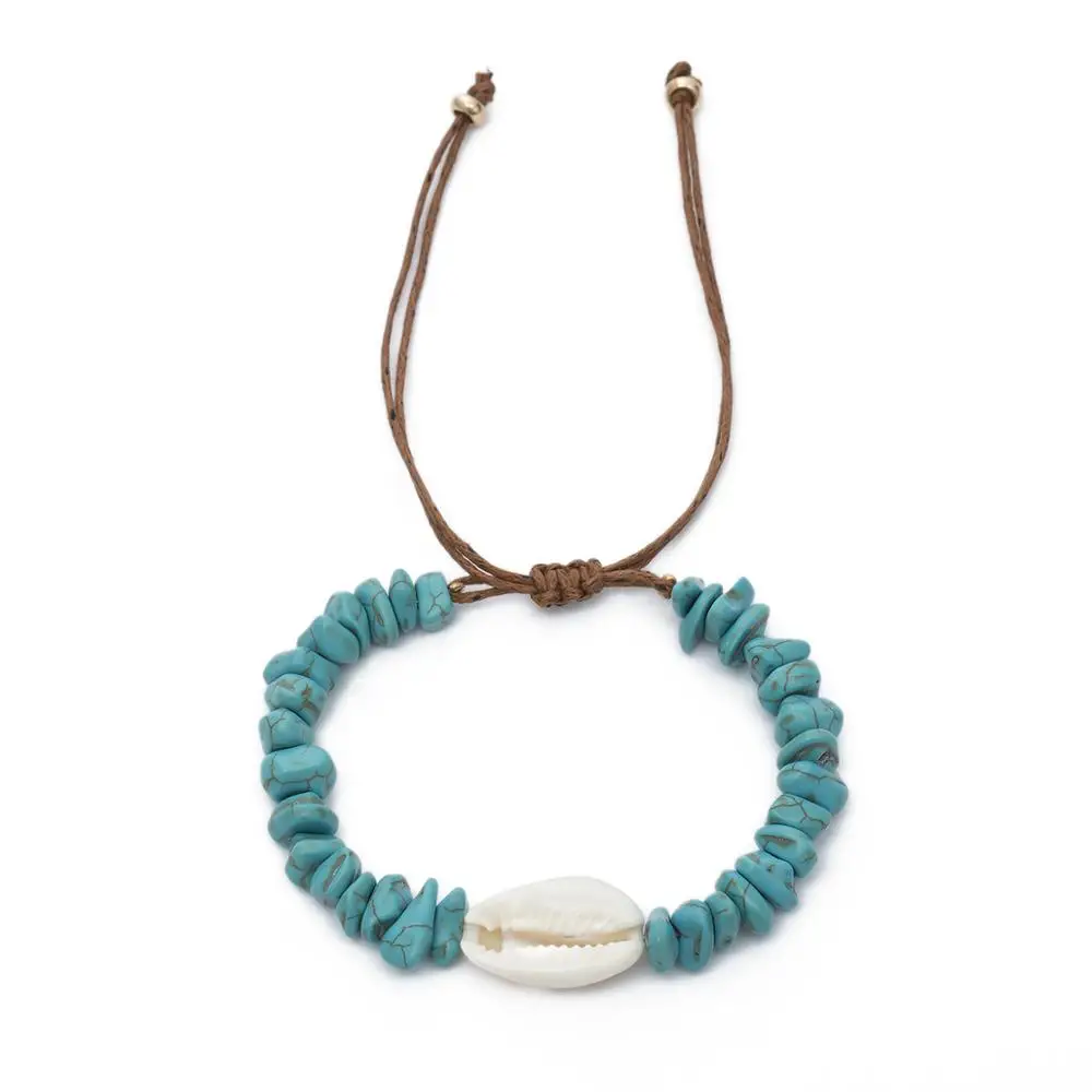 453459 AliExpress браслет из натурального Пука в виде ракушки boho модный пляжный Золотой корпус Каури браслеты seashell женские браслеты ювелирные изделия - Окраска металла: 453459