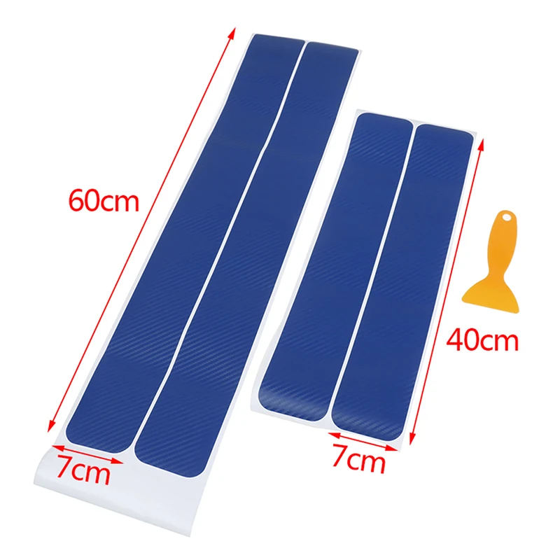 Горячая Распродажа 4 шт./компл. защитная наклейка из углеродного волокна с