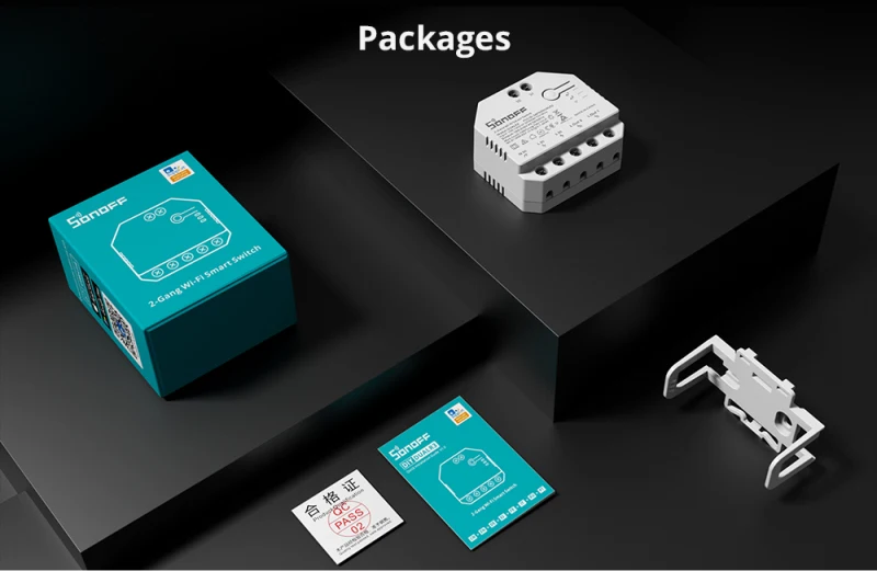 SONOFF DUALR3 двойной релейный модуль Wi-Fi DIY мини-переключатель двухстороннее