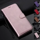 Для Xiaomi Mi 10 T 10 T Pro Lite Ultra 5G Poco M3 X3 NFC Redmi Note 9T однотонный простой флип-кошелек чехол из искусственной кожи чехол для телефона