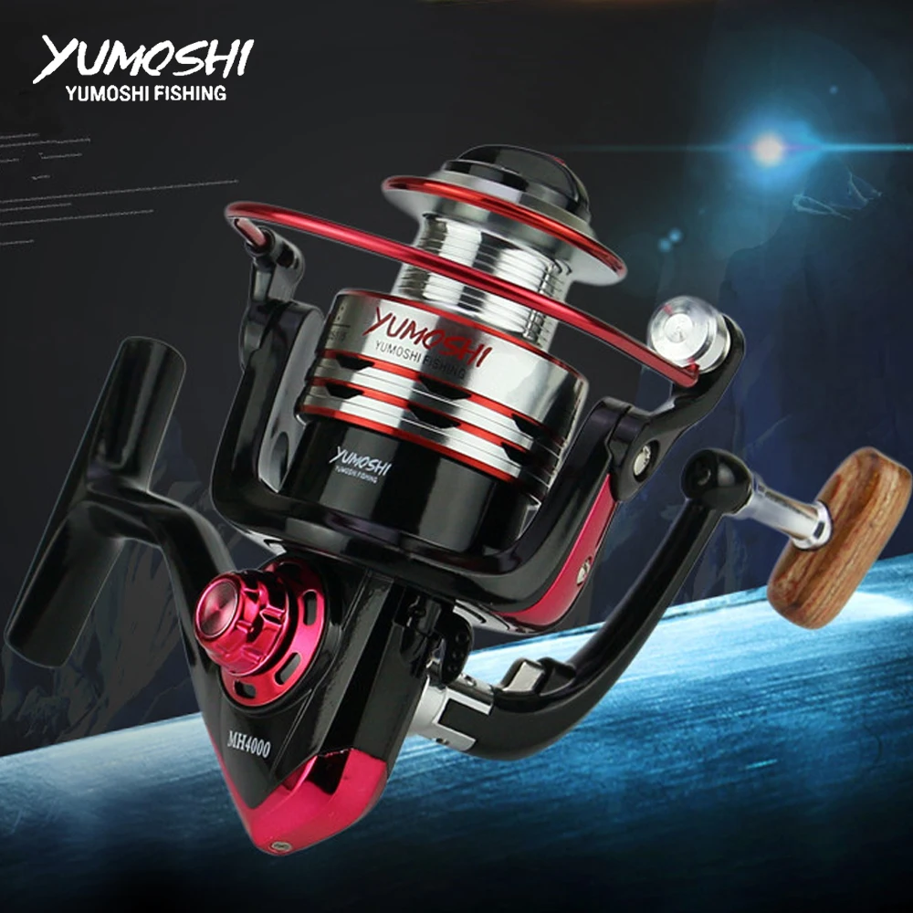 

yumoshi wheels Gapless Reel fishing reel Full Metal CNC Rocker casting spinning wheel Sea type Rock lure type fishing reels MH