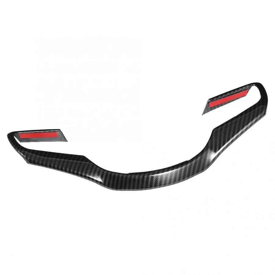 Стильная наклейка на руль автомобиля из углеродного волокна декоративный чехол