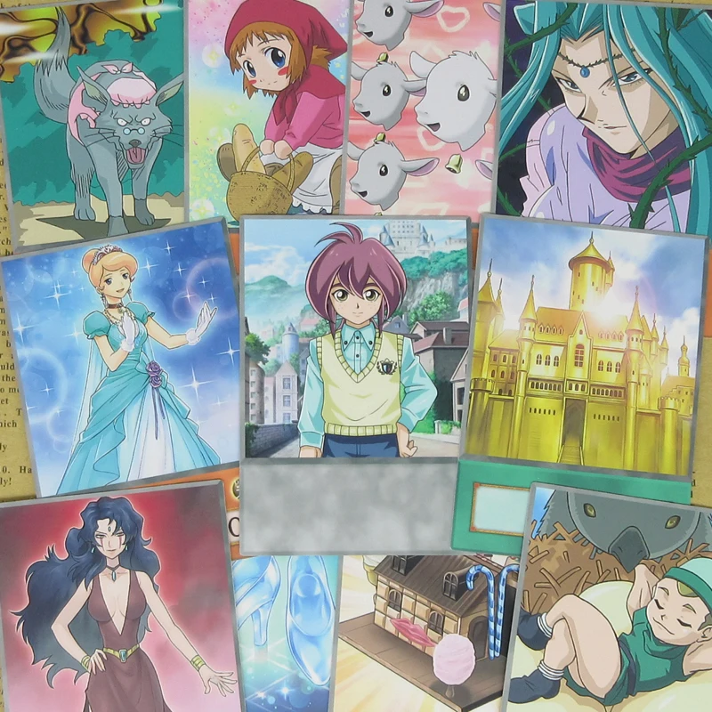 24 шт./компл. Yugioh сказочные открытки с изображением Золушки Тома пальца Железный
