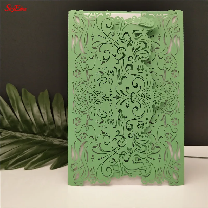 10/30 шт. свадебные пригласительные открытки | Дом и сад