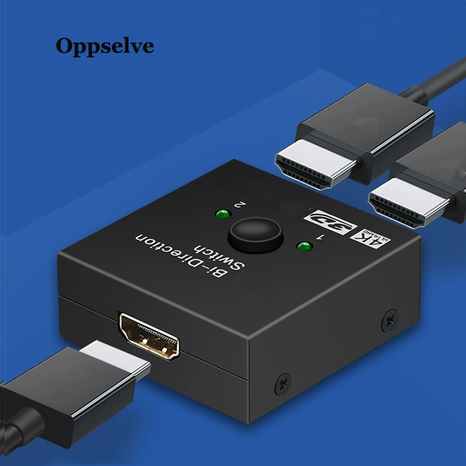 HDMI совместимый сплиттер двухсторонний 4K 2 0 переходник с женского на Женский