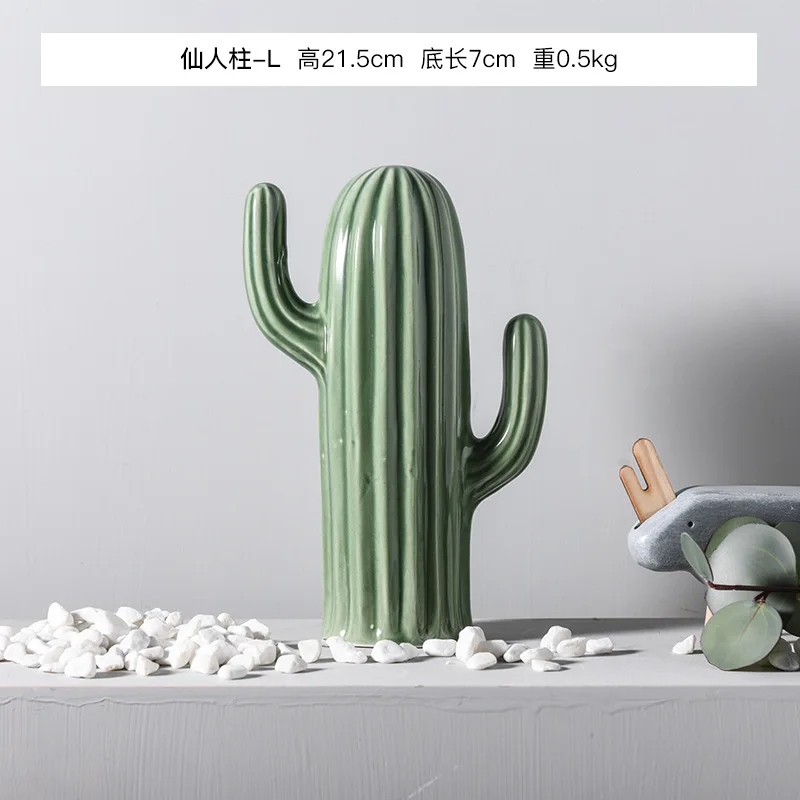 Керамическое растение кактус для гостиной украшение укладки Xianren колонка дома
