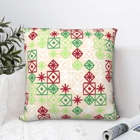 lace christmas square pillowcase cushion cover spoof zip home decorative throw pillow case home nordic 4545cm