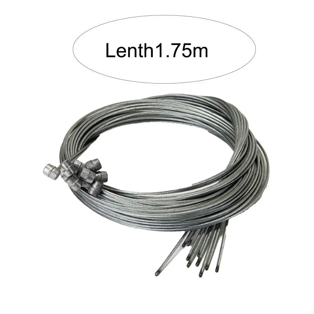 

Hot! 10Pcs Bicycle Brake Line 1.75M Stainless Steel Road Bike Bicycle Brake Inner Wire Cable Line Galvanized Steel Wire Bike