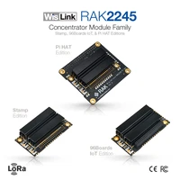 lorawan gateway concentrator module rak2245 wislink raspberry pi hat edition based on sx1301 include gps heat sink 8 channels