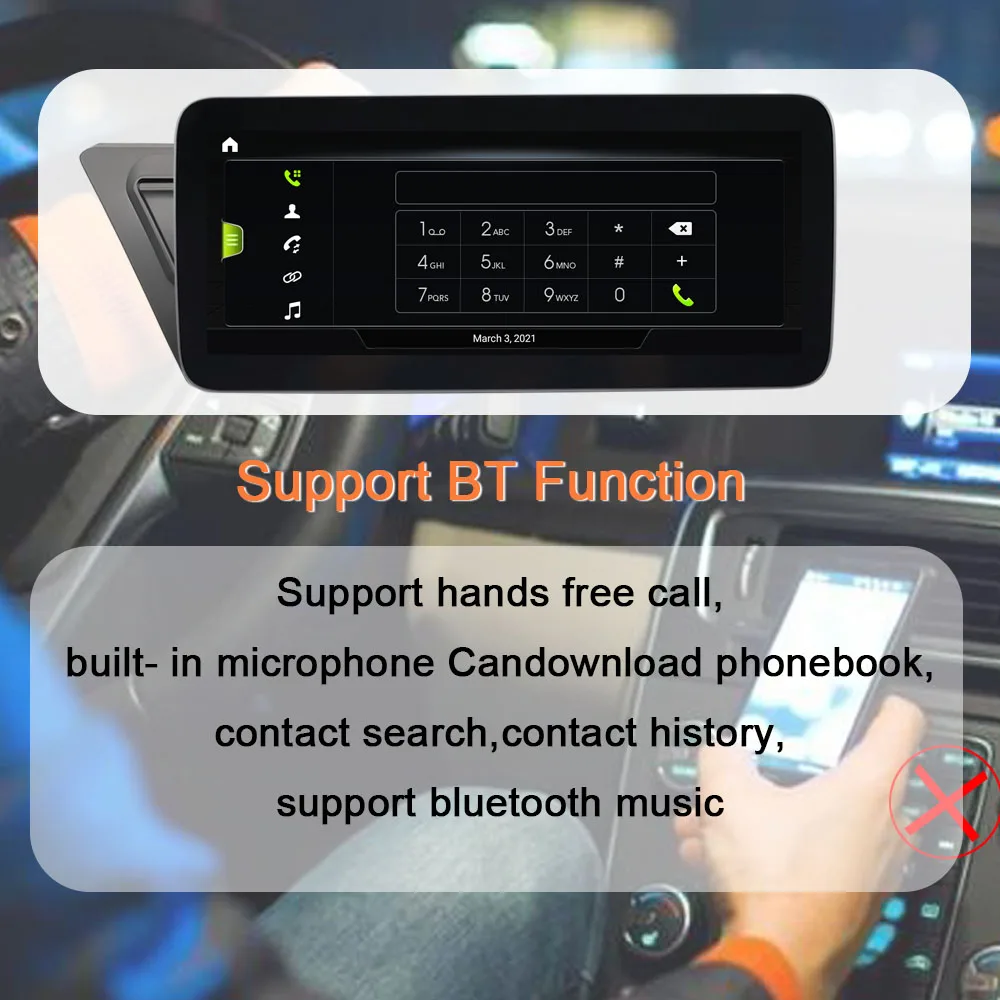 Автомобильный мультимедийный стерео проигрыватель IPS Android 10 с GPS-навигацией для