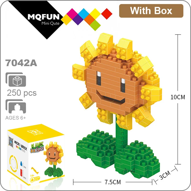 Игрушки BOYU бриллиантовые гранулы сборные строительные блоки кирпичи растения