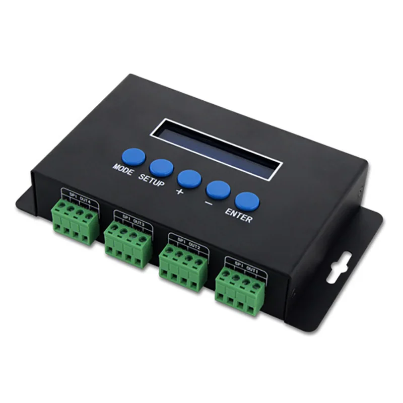 BC 204 Eternet протокол вход 680 пикселей * 4CH + один порт (1X512 каналов) выход DC5V 24V Artnet к SPI/DMX