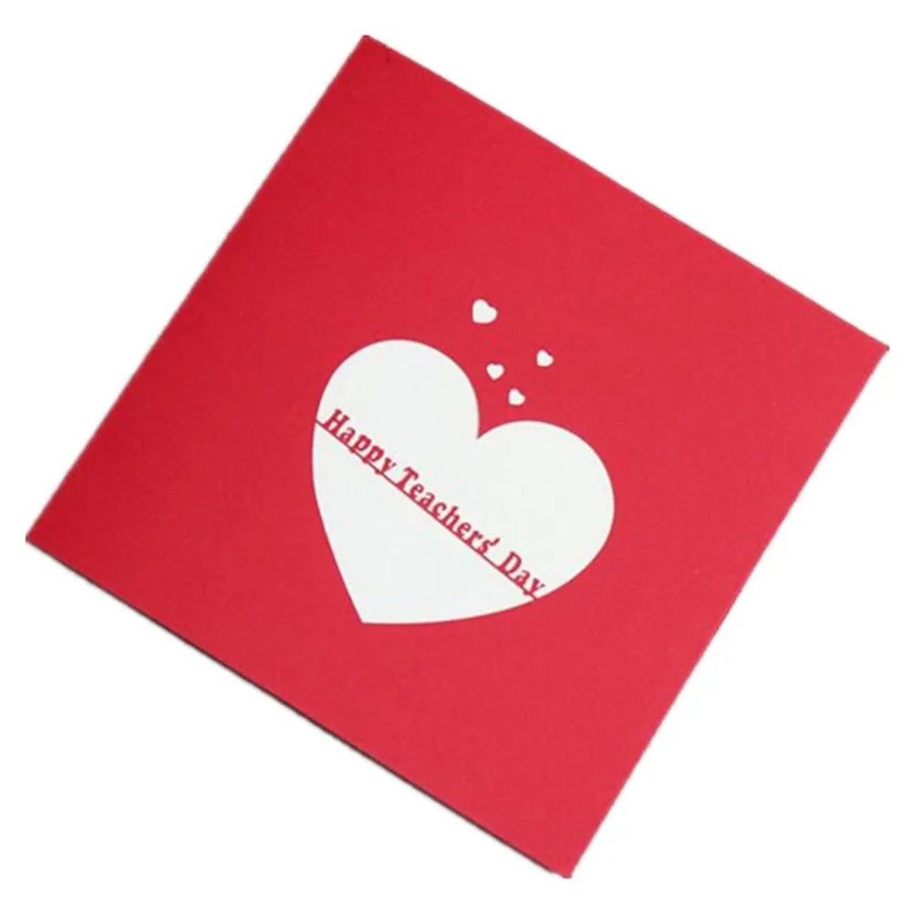 Лазерная вырезка открытка для фотографий 3D стерео поздравительная на день