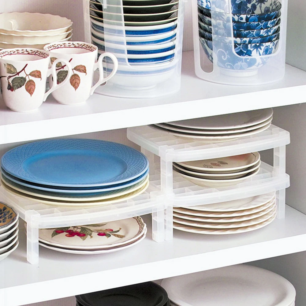 Кухонный органайзер для тарелок антибактериальная вертикальная стойка посуды