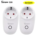 2 шт., Беспроводные Розетки Sonoff S26 с поддержкой Wi-Fi
