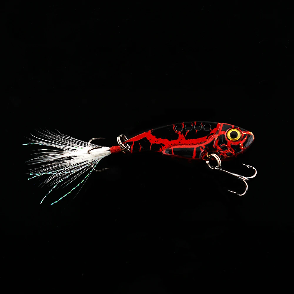 Vib Blade Lure5.4cm/11 3g Спиннер ложка Swimbait Вибрирующая джиггинг пресноводная Морская