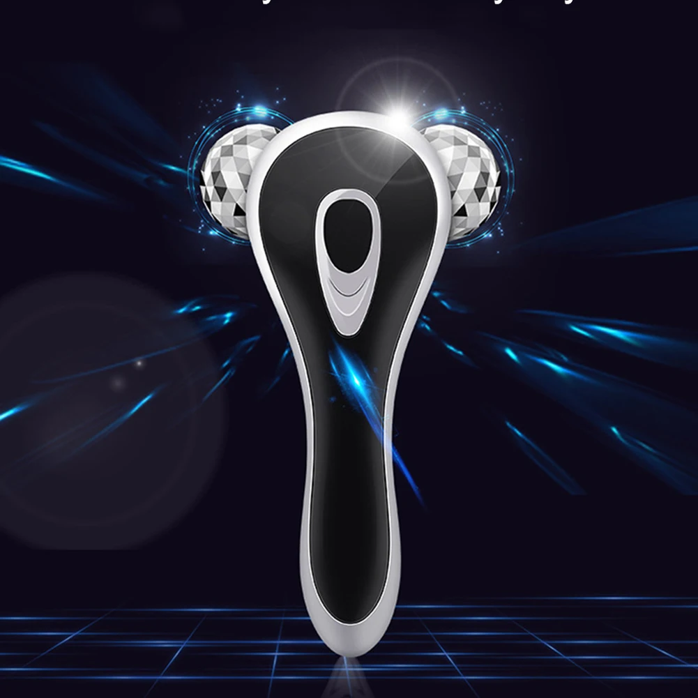 3D роликовый массажер лица микротоковый роликовый V-Face лифтинг лица шеи талии тела похудение подтягивающий ролик уход за кожей Массажер TSML2