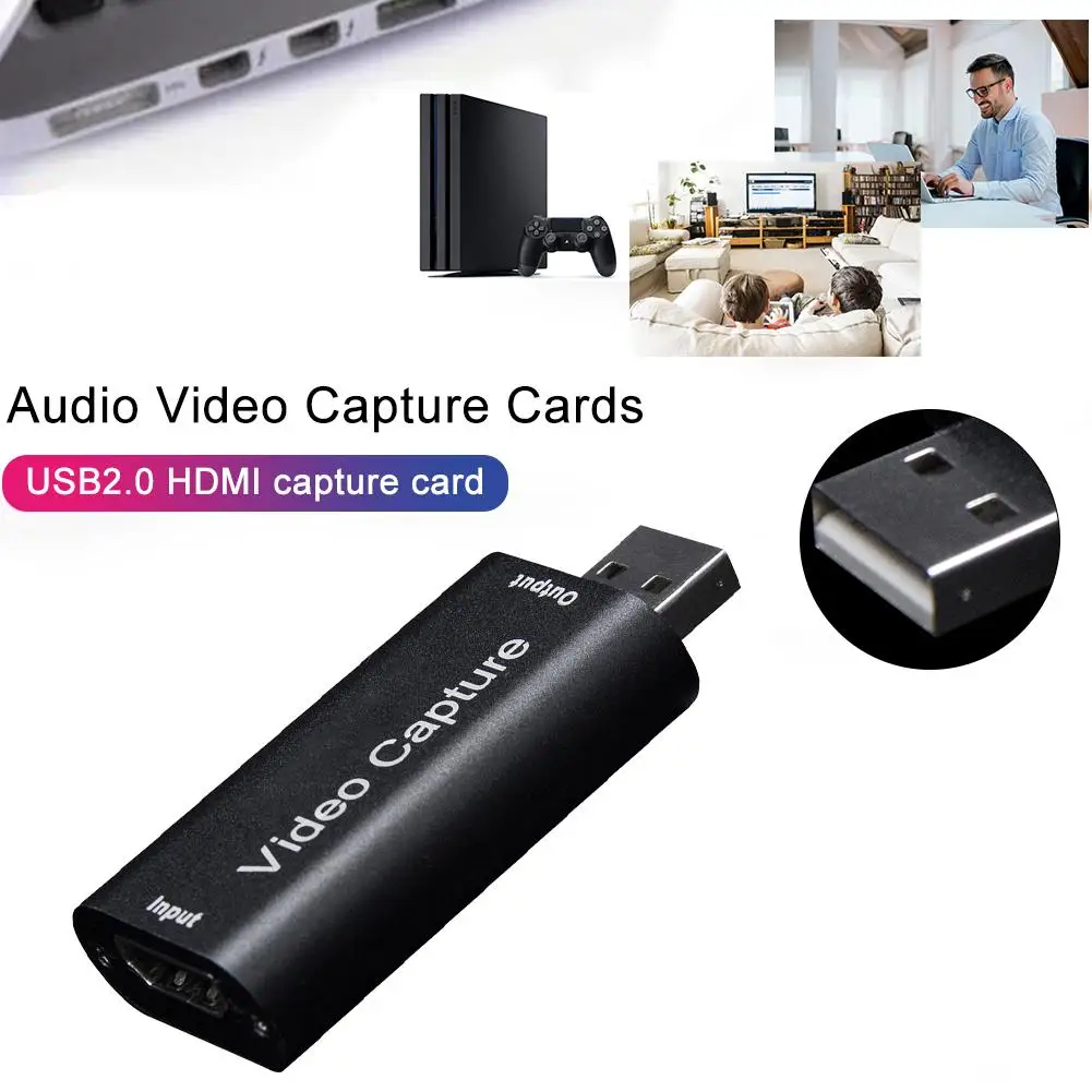 

Mini HD 1080P HDMI-compatible To USB 2.0 Video Capture Card Game Recording Box For Computer Youtube OBS Live Streaming Broadcast