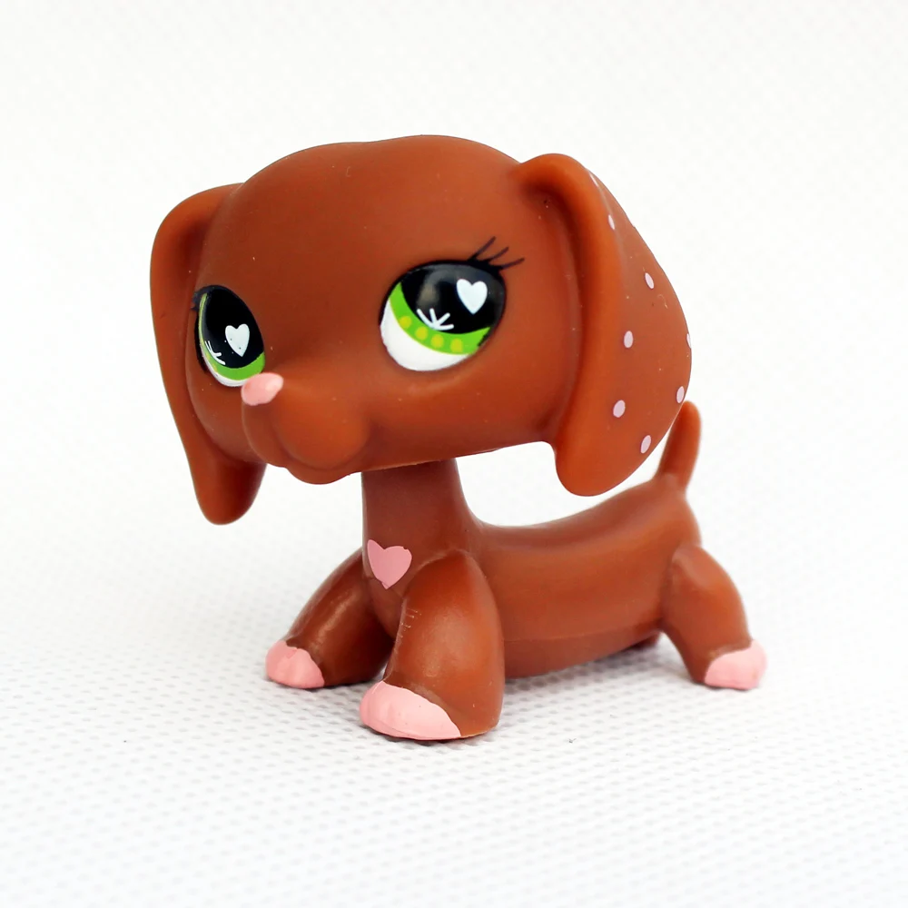 LPS кошка оригинальные маленькие игрушки из коллекции pet shop собаки породы такса #675