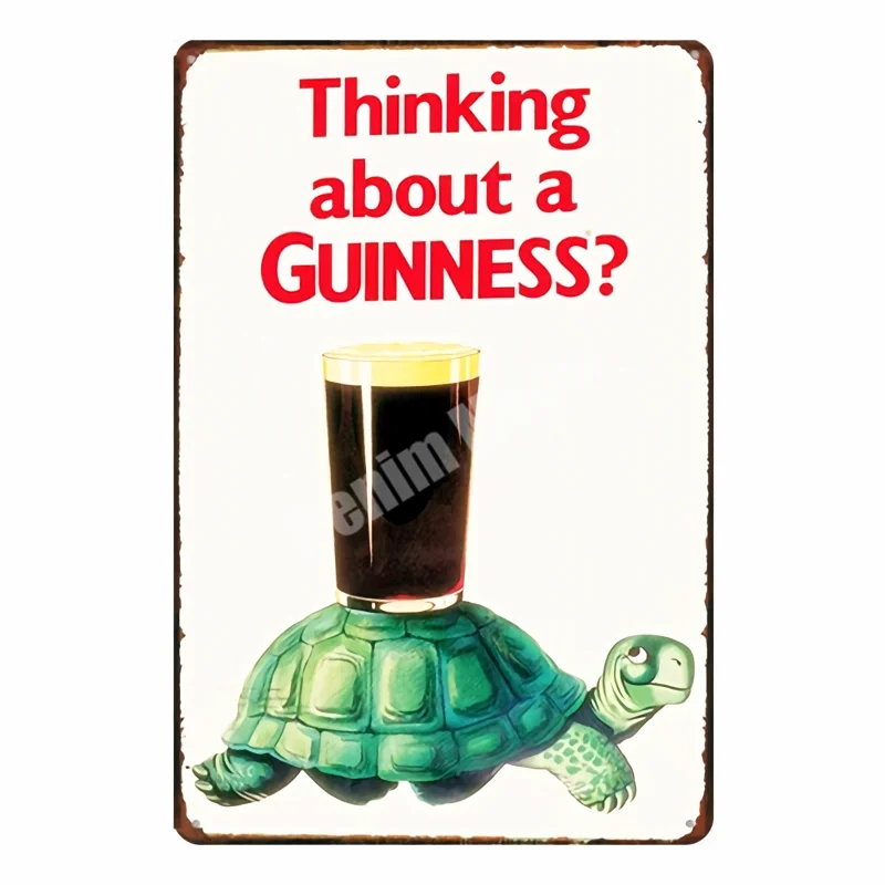 O Guinness хорошо для вас табличка металлическая пластина Бар Паб Клуб декоративный знак пиво плакат винтажный Декор Бар рекламный знак MN107 - Цвет: O