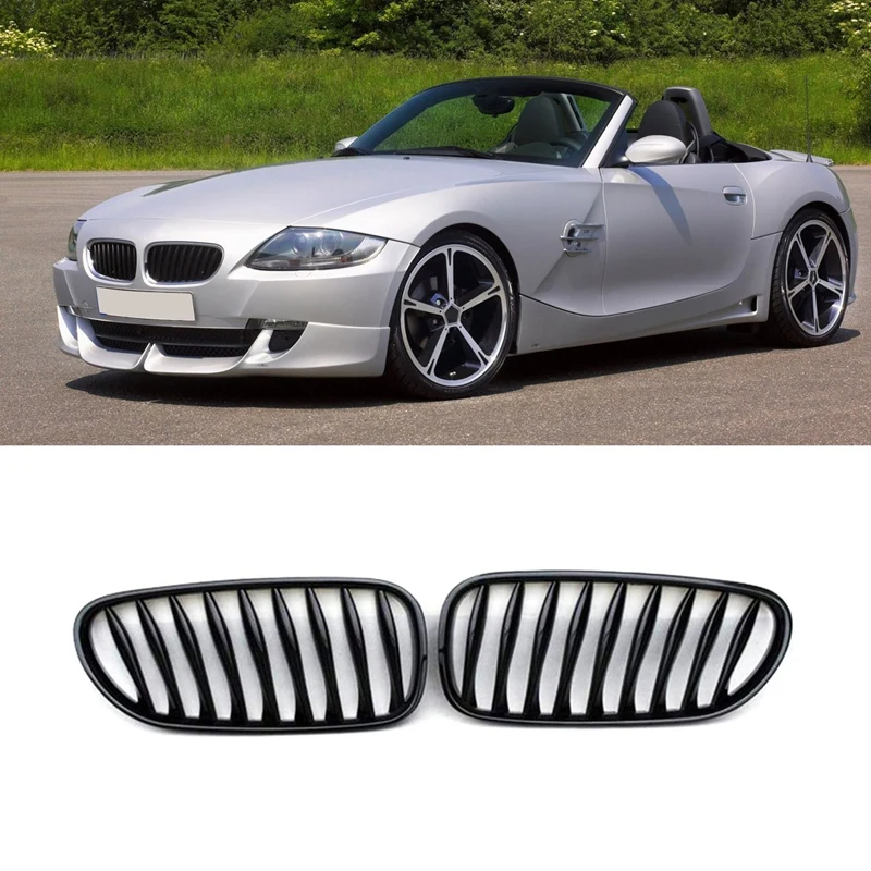 E85 решетка передняя замена почек гриль для BMW Z серии Z4/E85 2003 2008 (глянец